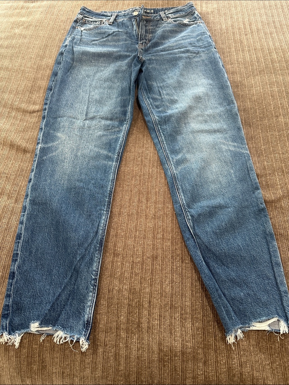 AE strigid mom Jean Medium Wash